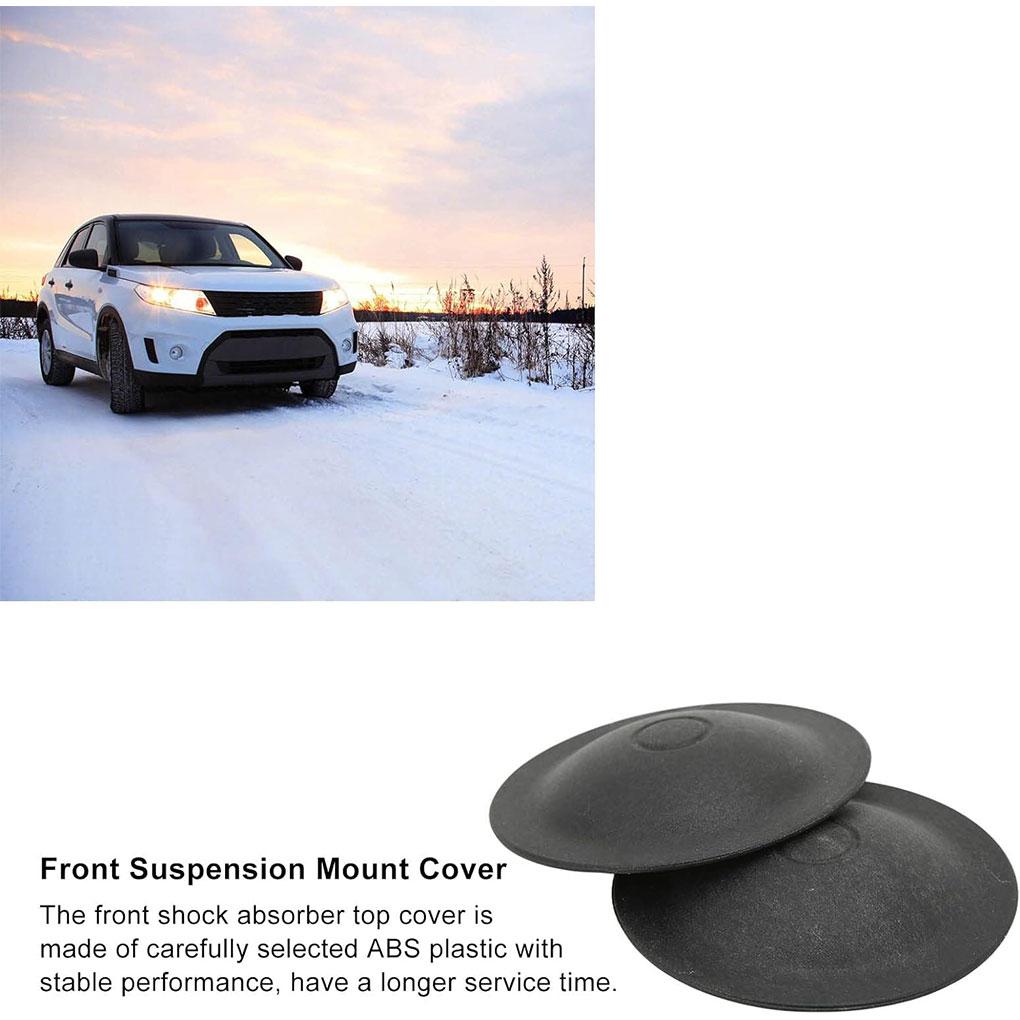 2piece Front Suspension Mount Cover Car Front Suspension Shock Absorber Mount Cover Waterproof Cap