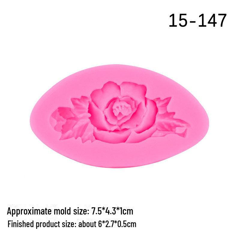 Peony Sunflower Chrysanthemum Cake Mold DIY Silicone Fondant Tool