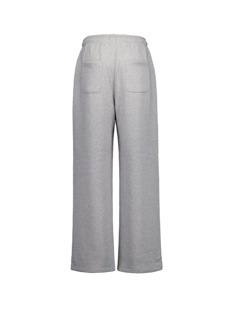 SETUP-EXE Punk Wappen Sweatpants / Melange Gray