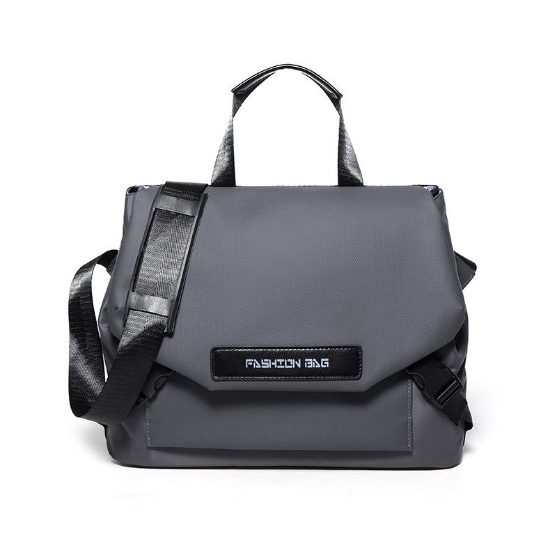Men's Casual Crossbody Bag - Minimalist, Large Capacity, Functional Leather Messenger for Business Commute