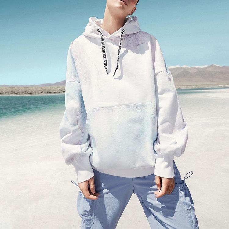 Li-Ning Counterflow Trace New York Fashion Week Show Series Aurora Tianmu Hoodie Unisex Tops White AWDP963-1