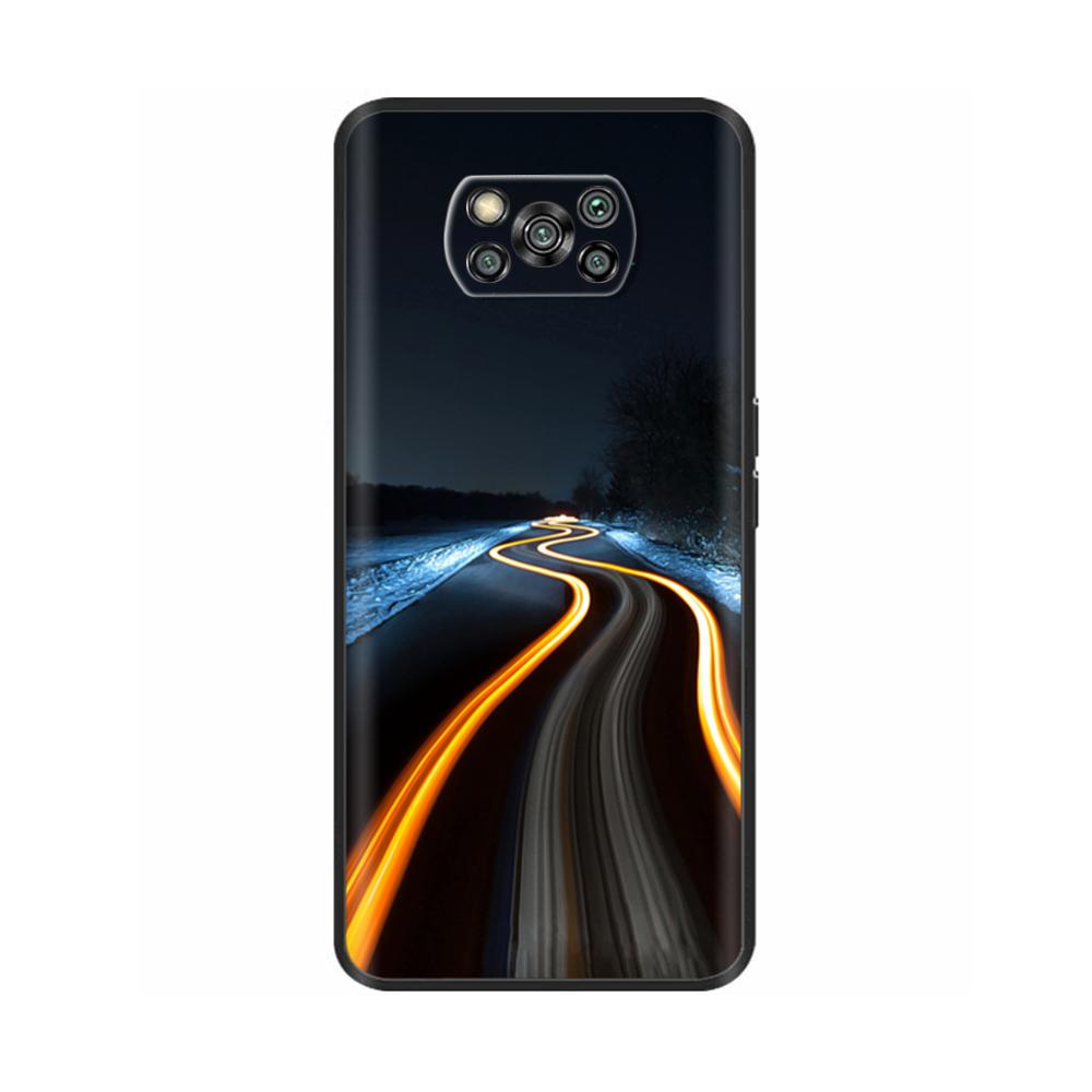 Cover For Xiaomi Poco X3 Pro Case Soft Silicon Black Phone Casse for Poco X3 NFC Case for Poco X 3 NFC PocoX3 Pro TPU Capa Funda