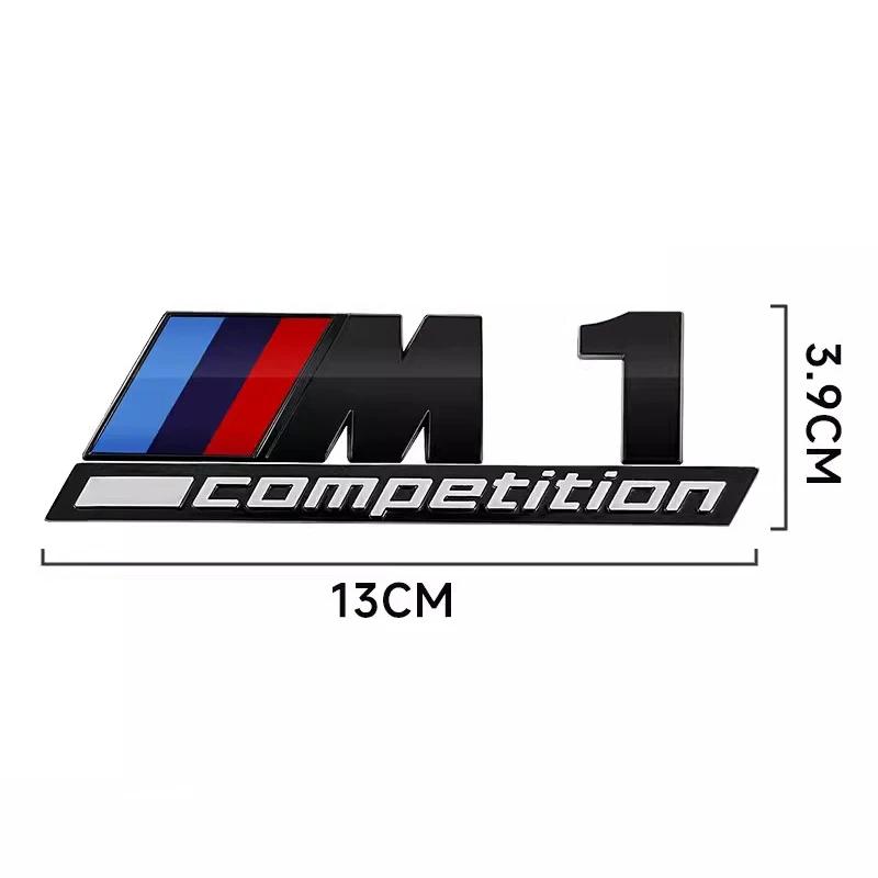 BBKP7 3D Car Decorative accessories M Badge Emblem Decoration Accessories For BMW M3 M4 F07 F34 F30 F20 F10 E60 E46 E53 G01 G02 G05