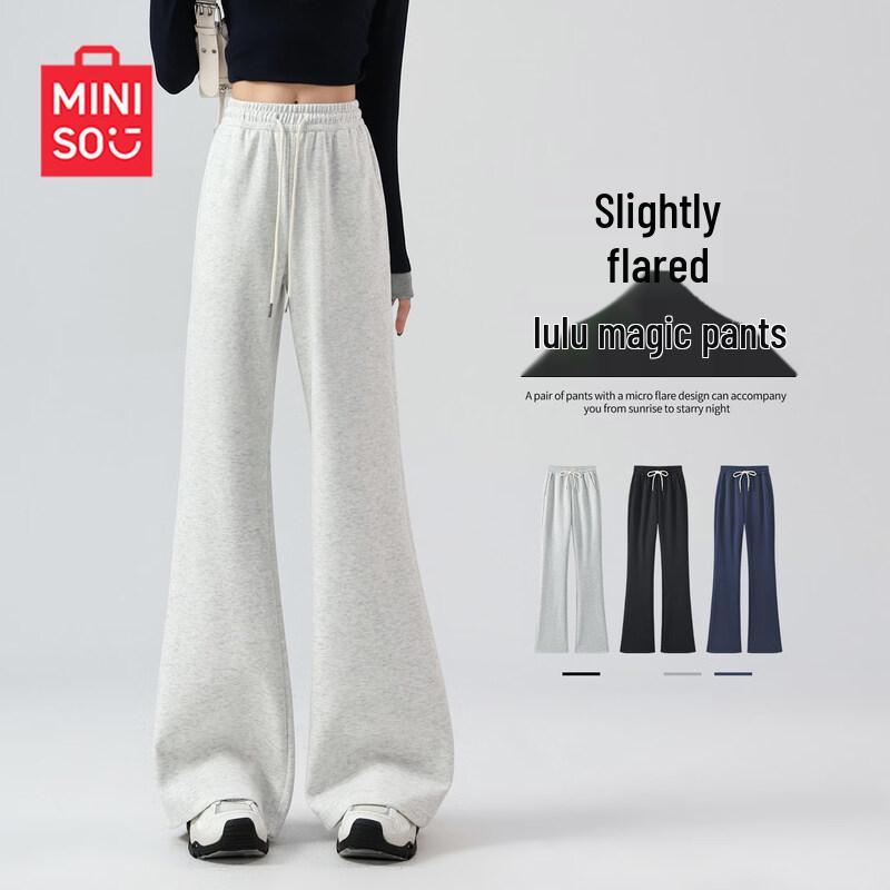 Женские брюки-клеш с высокой талией от MINISO M