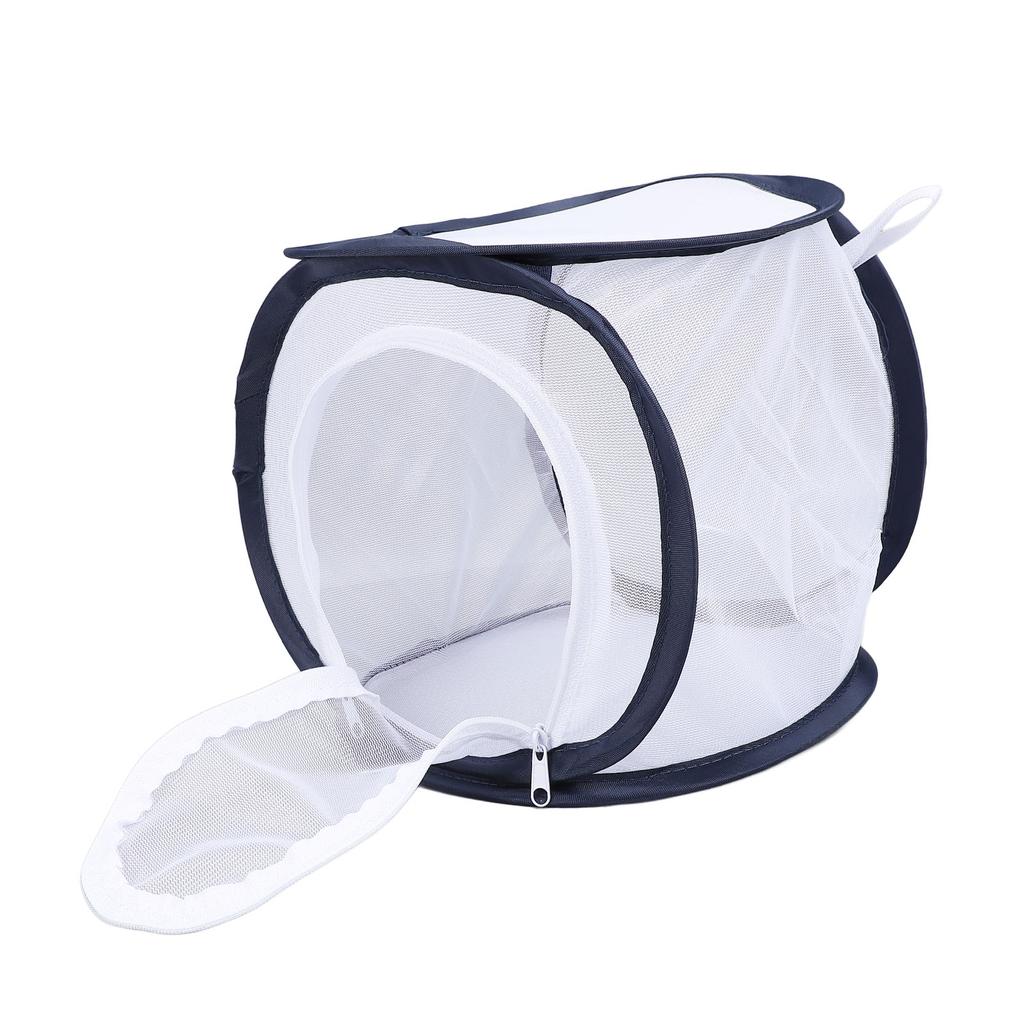 Butterfly Habitat Cage Zipper Opening Door Breathable Foldable Portable Outdoor Butterfly Mesh Cage