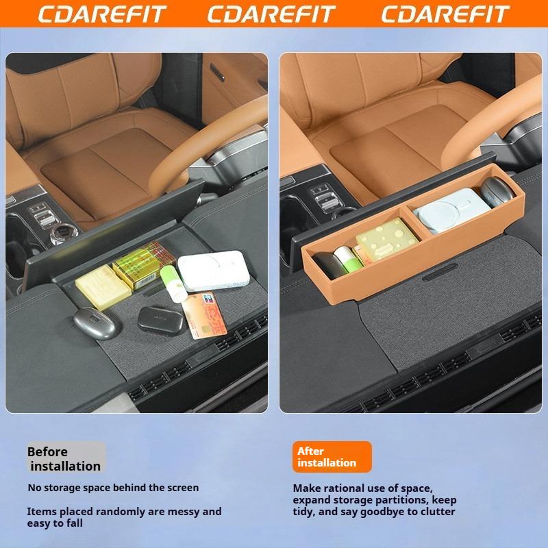 For Chery ICAUR V27 Car Behind The Screen Silicone Storage Box Center Console Dashboard Storage Box Modification Accessories