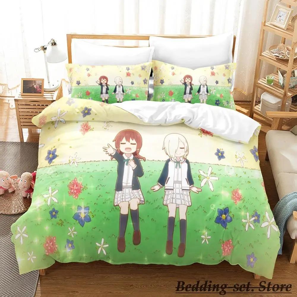 NIJIYON ANIMATION Bed Ensemble Single Size Single Size Full Queen Dimension King Size Size Bed Kit Adult Kid Bedroom Duvetcover Sets Anime parure de