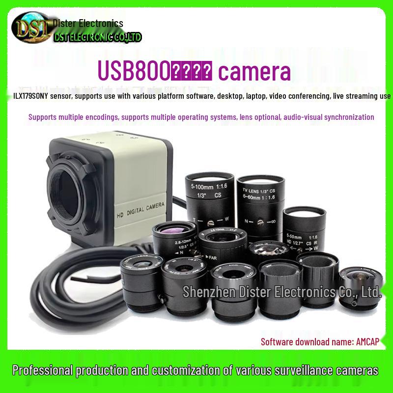 4K USB Webcam for Live Streaming and Video Conferencing