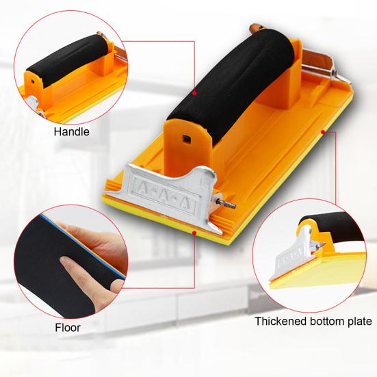 Handheld Wand Holzbearbeitung Schleifen Poliert Matte Papier Schleifpapier Halter Werkzeug