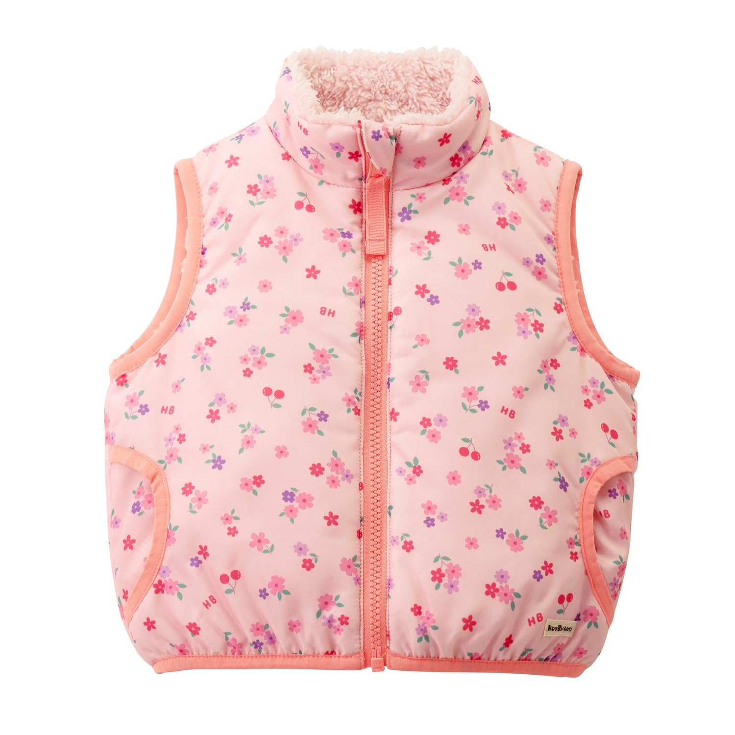 

MIKI HOUSE HOT BISCUITS Vest, Boys and Girls, Pink, 100cm, 73-5702-497