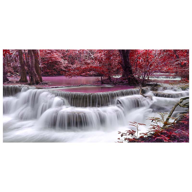 Водопад Живописный Мангровый Лес Пейзаж Холст Настенное Искусство Холст Картины Домашний — фото 9