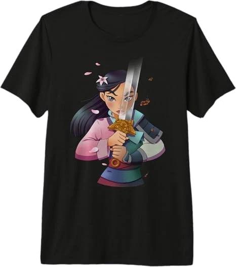 Mulan Half Warrior Black TShirt S
