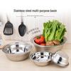 Multi-purpose Thickened Stainless Steel Non-Magnetic Bowl for Soup, Rice, Noodles, Pickles, and Egg Beating