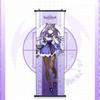 Impact Genshin Scroll Hanging Painting Anime Character Bedroom Decoration Painting Comic Exhibition Two-Dimensional Poster