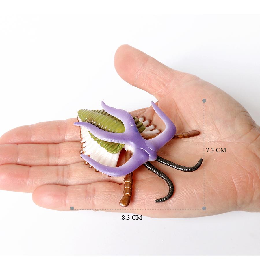 Realistic Prehistoric Sea Creatures Animal Figurines Baculite,Opabinia,Crab,Mantis Shrimp Educational Marine Animal Mode Figures