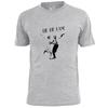 T-shirt da uomo Banksy Lie Lie Land Trump e May Graffiti Street Art Urbana