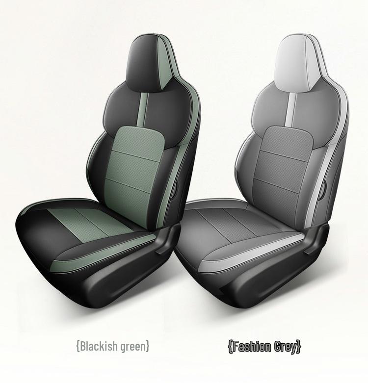 Wuling Bingo PLUS Leather Perforated Seat Cushion - All-Season Universal Cartoon Design