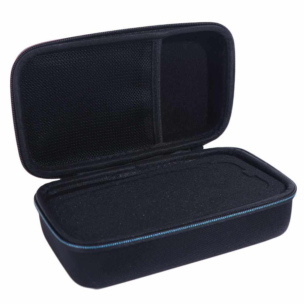 

Portable Multimeter Storage Bag Shockproof with Handle Tool Organizer Hard Case with Mesh Pocket Tool Bag Case білий