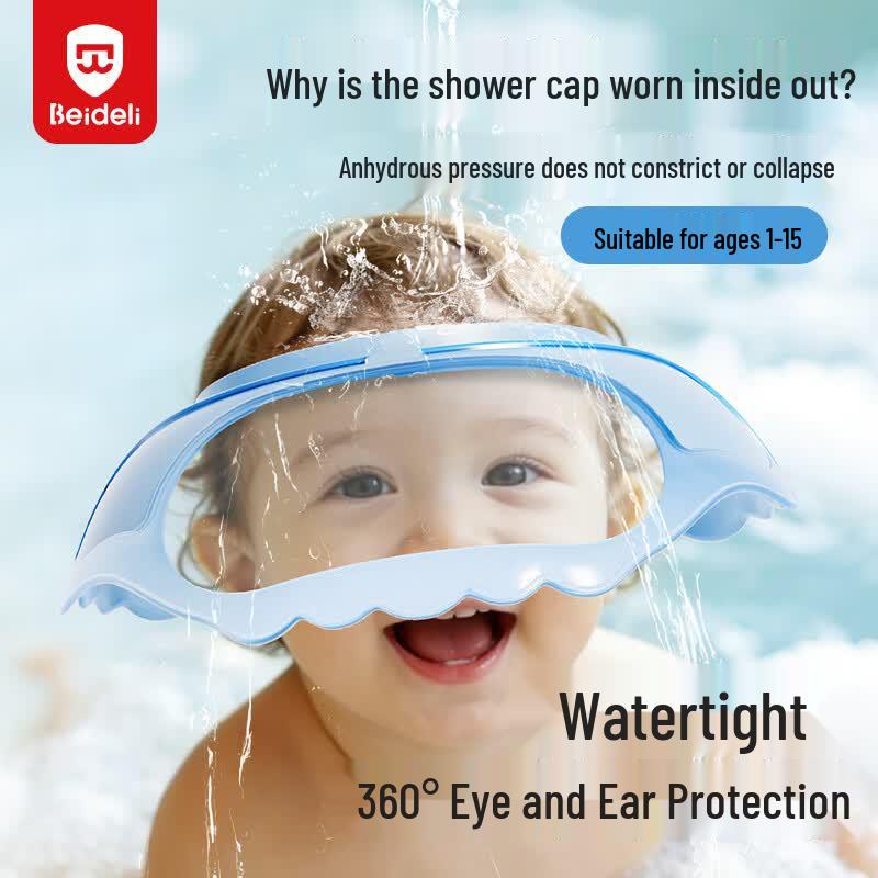 BEIDELI Kids Waterproof Shampoo Cap