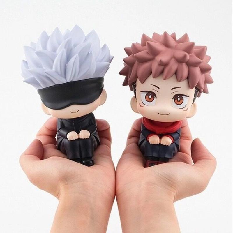 Q Version Anime Figures Gojo Satoru Polygonum Cuspidatum Children Handheld Toys Office Desk Anime Action Figures Ornaments