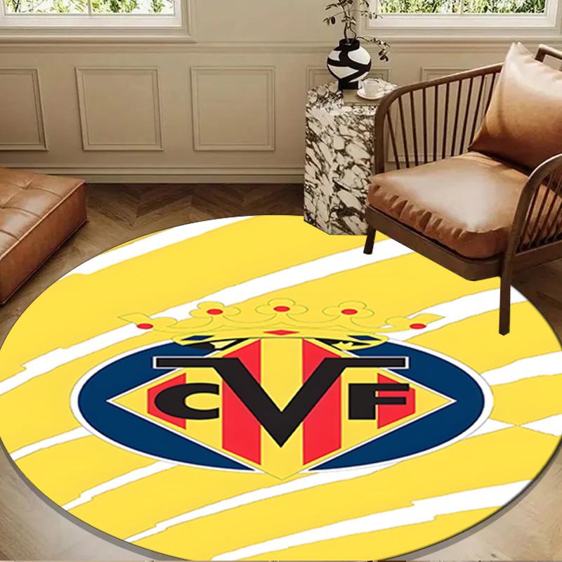 CF Football Emblem Round Mat Home Decor, Chair Rug For livingroom,Bedroom, Doormat Home Decor Birthday Gift Christmas Gifts