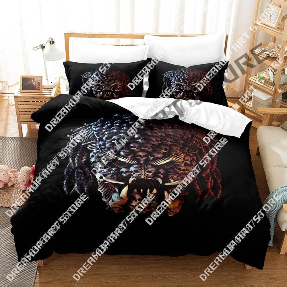 3D Print The Predator Bedding Set Single Twin Full Queen King Size Bed Set Aldult Kid Bedroom Duvetcover Set 3D Print Bed Sheet