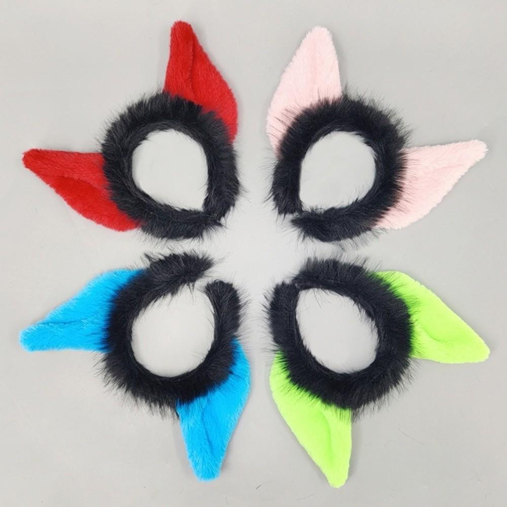 Furry Cat Ears 3D Devil's Sweetheart Tail Fashion Halloween Costume Cosplay Props All Saints' Day