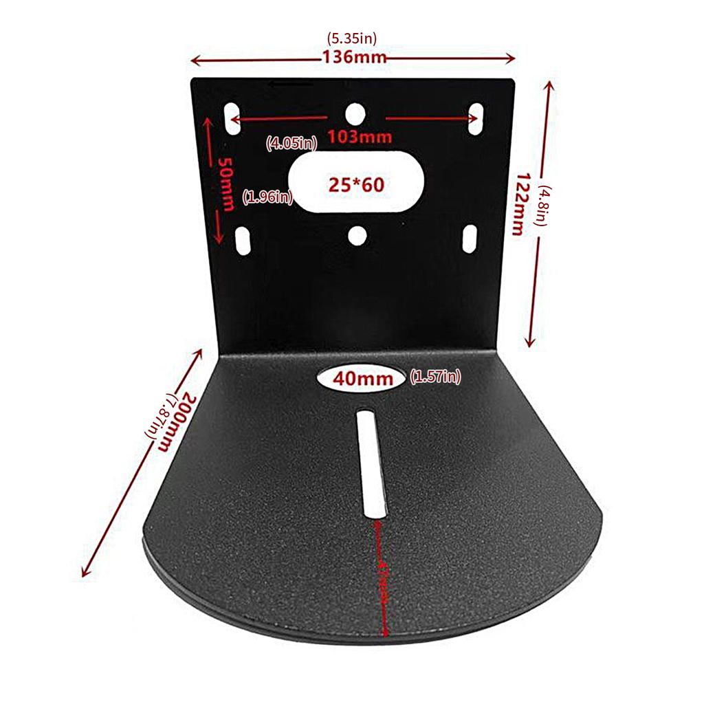 Alloy Video Conference Bracket With Integrated Wire Organizers And Equipment Tray Supports 50kg Weight Capacity