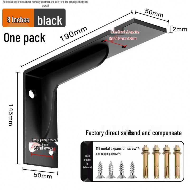 Heavy Duty Stainless Steel Right Angle Wall Shelf Bracket