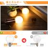 E26 LED Edison Bulb, Dimmable, 4W (40W Equivalent), 2700K Warm White, 340lm Filament, Milky White, Retro Style, G50 Mini Globe Bulb, PSE Certified,