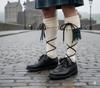 Ghillie Brogues Leather Brogues Scottish Kilt Shoes Oxford Boots for Kilts Scottish Dress