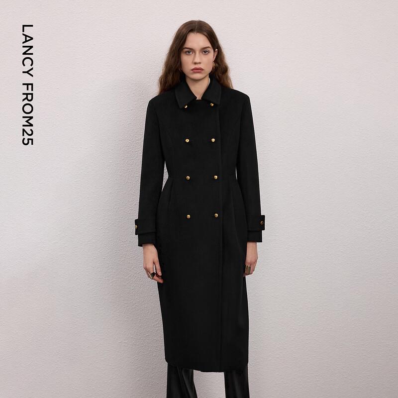 LANGZI 100% Pure Wool Tailored Winter Coat