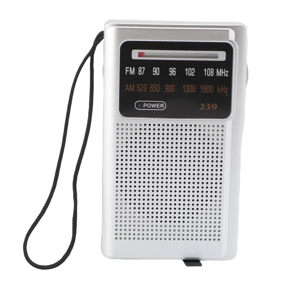 Portable AM FM Radio Clear Sound Quality Long Battery Life Pocket Radio for Travel Outdoor