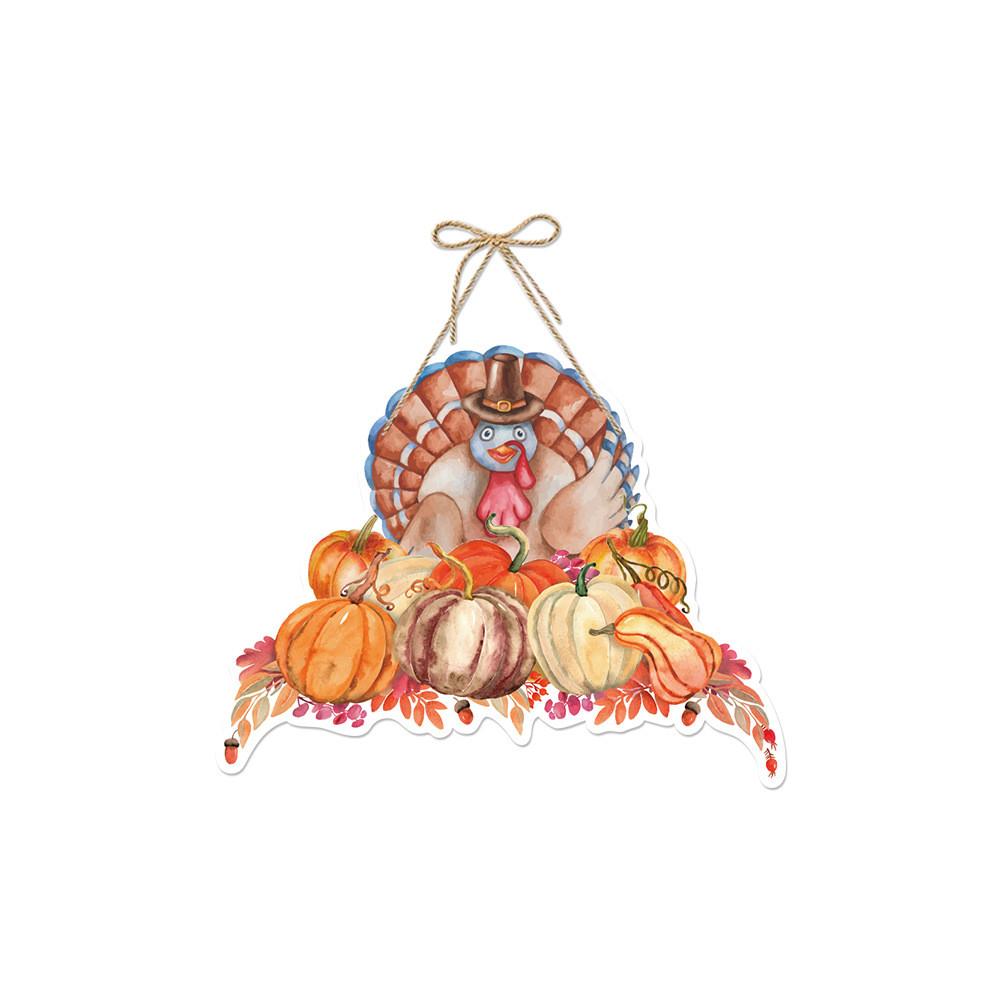 

Accessory Hanging Door With Turkey And Pumpkin For Thanksgiving Party Decor Style A