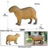 Wild Safari Animal Figurines: Giraffe, Elephant, Rhinoceros, Brown Bear, Tiger, Lion, Leopard, Hippopotamus - Solid Cognitive Toys