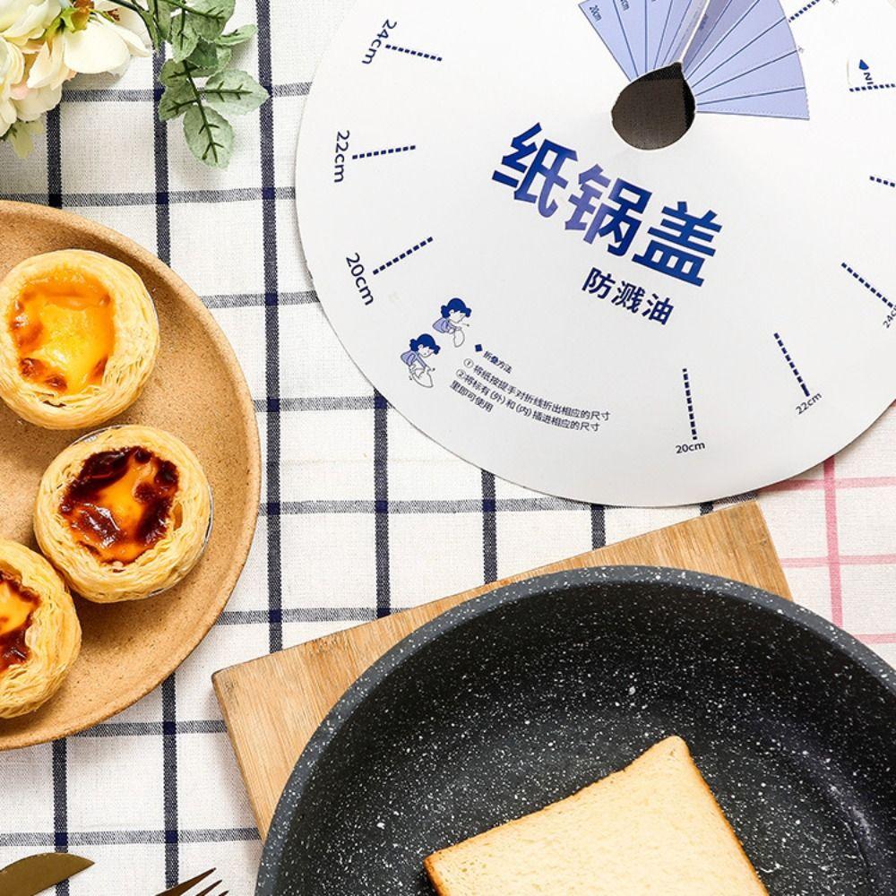 10pcs Anti-overflow Camping Pot Cover Adjustable Disposable Pot Lid  Outdoor