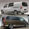 3 Stück Autoaufkleber für Mercedes Benz Vito V Klasse Viano W638 W639 W447 Marco Polo EQV Camper Van Vinyl Aufkleber Tuning