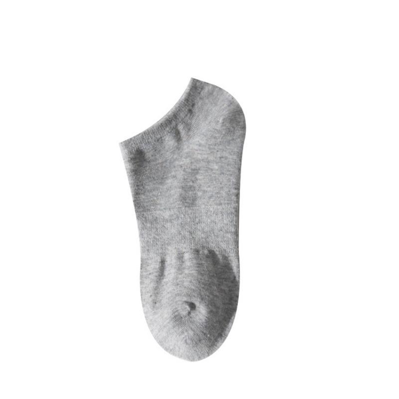 Men's Spring and Summer Pure Cotton Sports Breathable Shallow Mouth Socks
