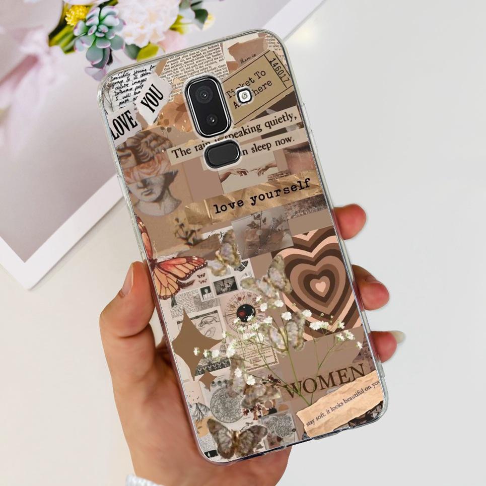 Case for Samsung Galaxy J8 2018 Case Silicon Back Cover for Samsung J8 2018 J810 Funda for Samsung J8 2018 Phone Case Clear Etui