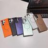 Plating Case Bumper for Samsung S25 Ultra/S24 Ultra/S25 Plus/S23 - MagSafe Wireless Charging Shockproof Hard Shell Cover