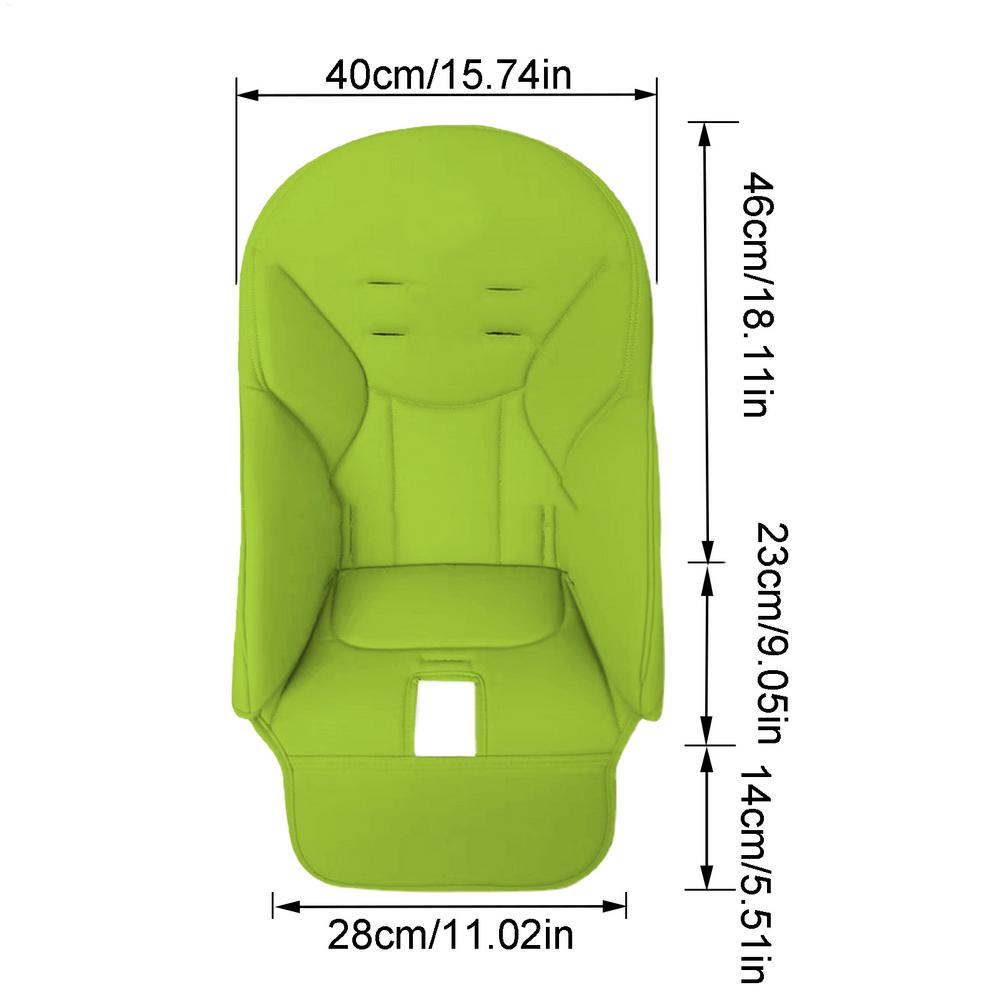 Baby Stroller Leather Cushion PU Composite Sponge Pad Baby Dining Chair Seat Cover Soft Breathable Replacement Chair Case Mat