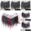 Seamless Natural Human Hair Patch Forehead Biological Scalp Patch  for Baldness Frontline