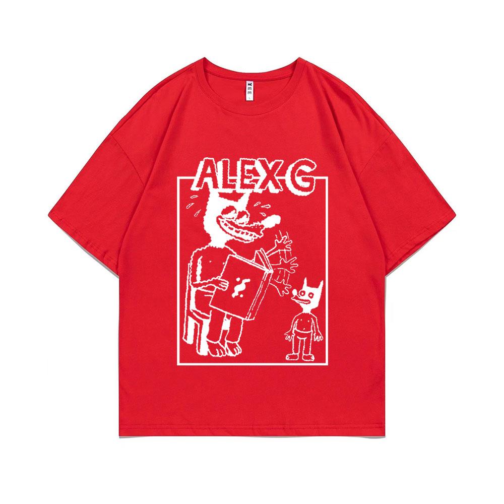 Funny Sandy Alex G Storytelling Logo Graphic Print Tshirt Summer Men Women Causal Pure Cotton T-shirt Male Fashion Vintage Tees