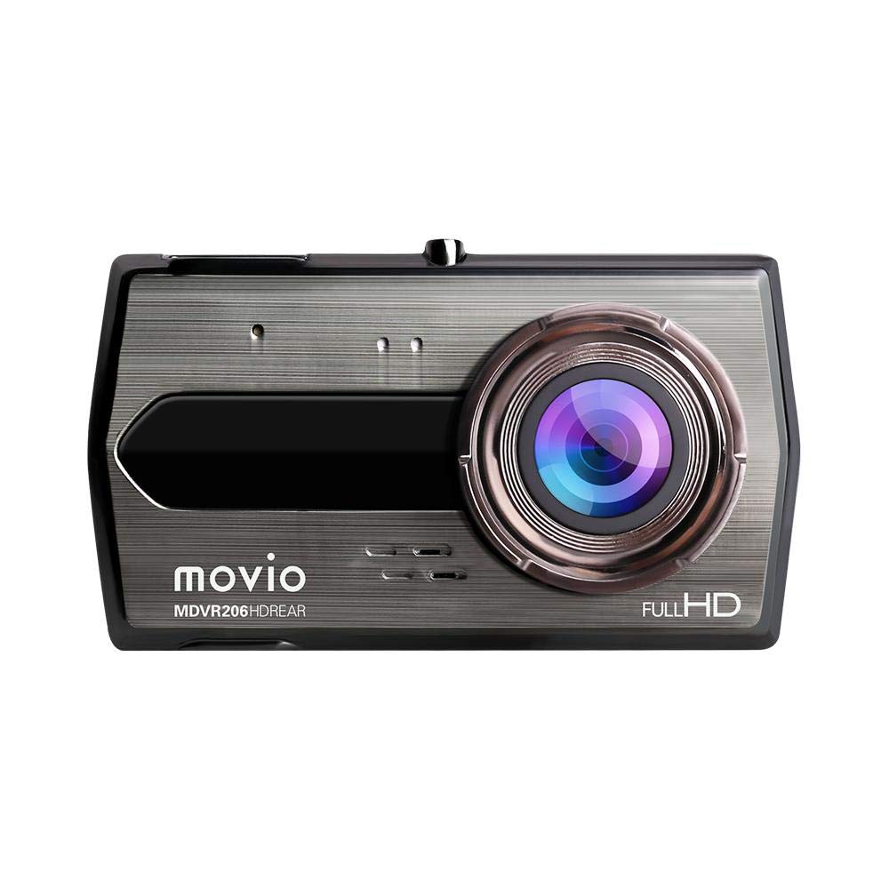 Movio MDVR206HDREAR Dash Cam with Rear Camera