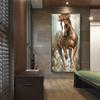 Wandkunst Dekoration Leinwand Malerei Abstraktes Pferd Poster Druck Leinwand Kunst Tier Bild für Wohnzimmer Cuadros Home Decor