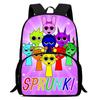 Rhythm Box Sprunki Spel Anime Rugzak Student Schooltas Computer Tas