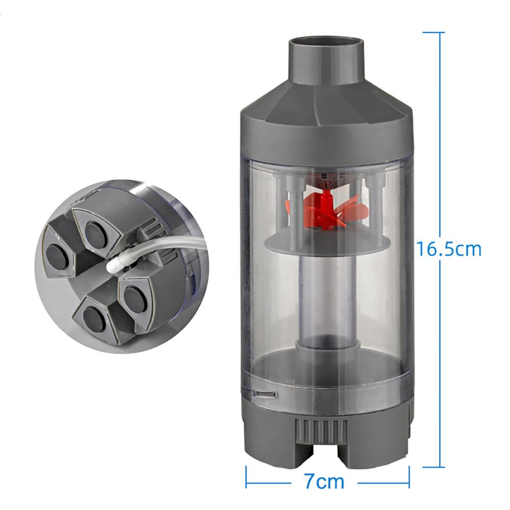 1pcs Aquarium Filter Submersible Fish Tank Automatic Stool Suction Collector Aquarium Internal Air  Fish Poop Cleaner Filter
