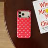 Trendy Polka Dot Phone Case For Samsung Galaxy A56 A36 A26 S26 S25 S24 S23 S20FE Ultra Plus 4G 5G Luxury Double-layer Back Cover