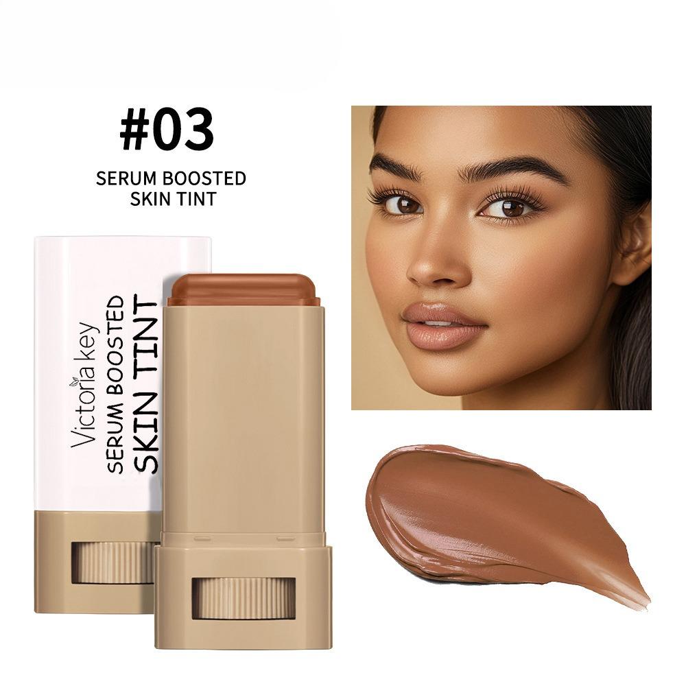 6 Farben Abdeckstift-Palette - Deckt Makel Akne Narben ab, Primer BB Cream Foundation Stick, Langanhaltendes Natürliches Finish Gesichts-Make-up für Alle Hauttypen