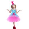 Copii fete anime desene animate plasă tutu rochie pălării set copii Halloween cosplay costume copil pretinde prințesă petrecere rol joc ținută